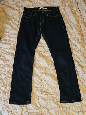 Levi's Men's Straight Jeans in Dark Indigo